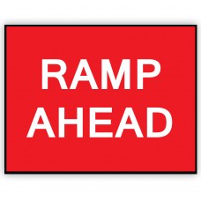 Ramp Ahead Plate 1050mm x 750mm